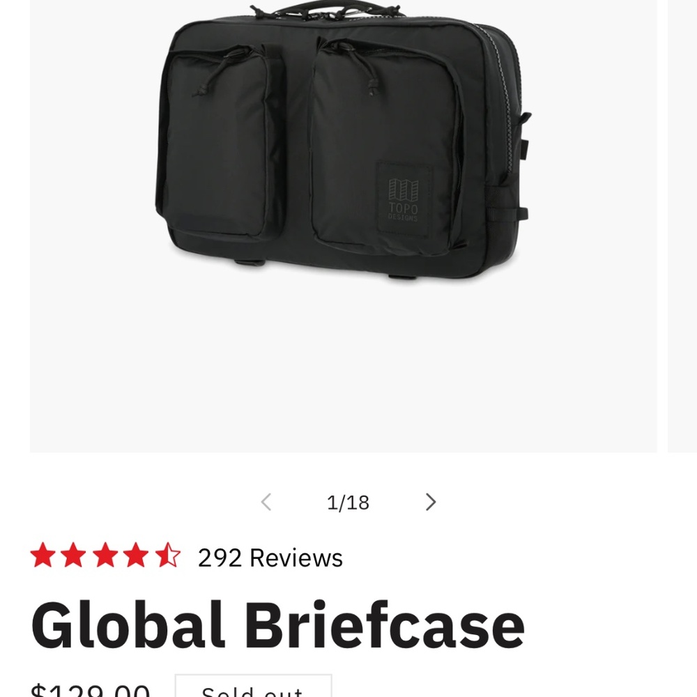 Too Designs global briefcase